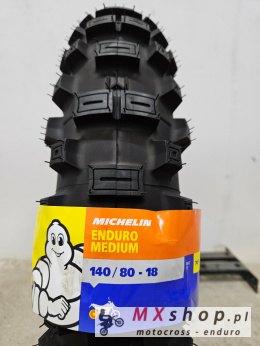 Opona Michelin 140/80-18 Enduro Medium FIM 70R TT TYŁ DOT 2024